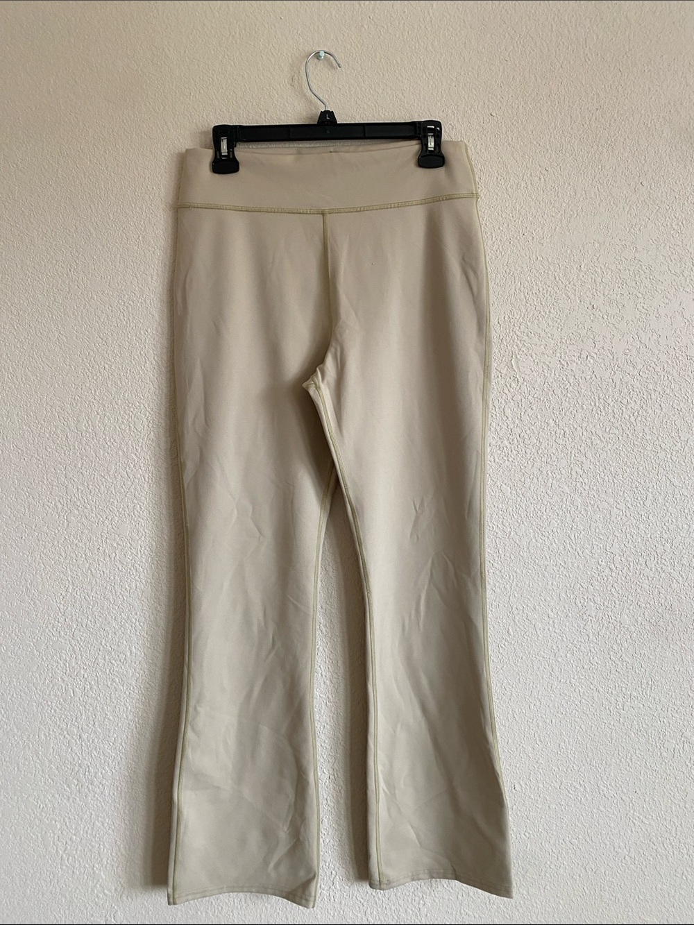 Outdoor Voices Light Cream Flare Leggings